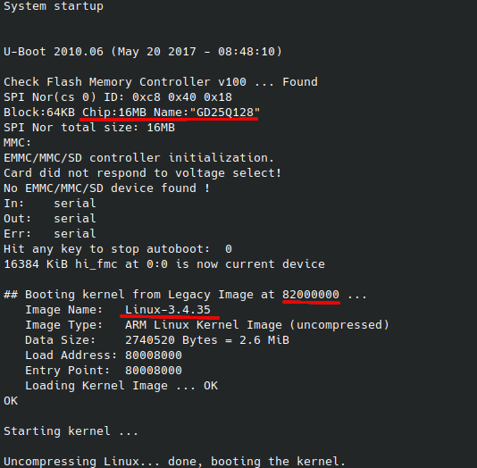 Arranque U-Boot