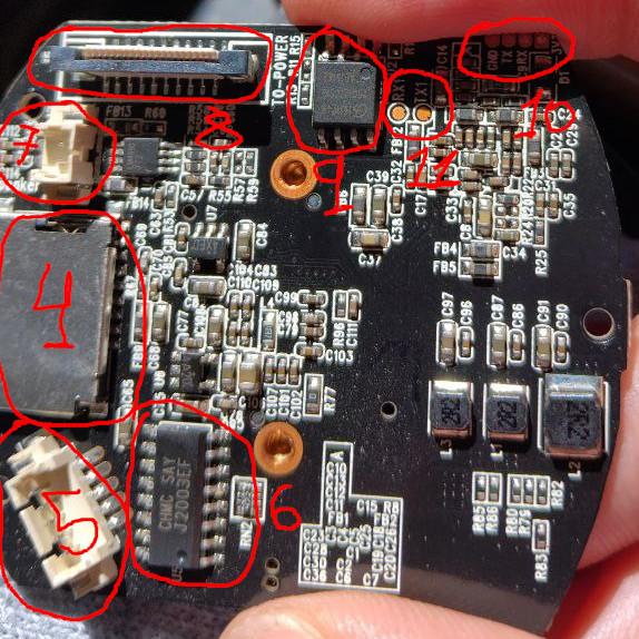 Trasera PCB cam
