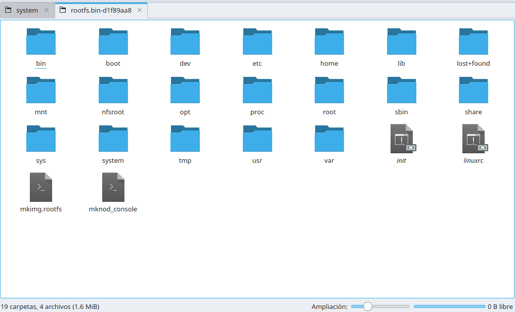 RootFS files