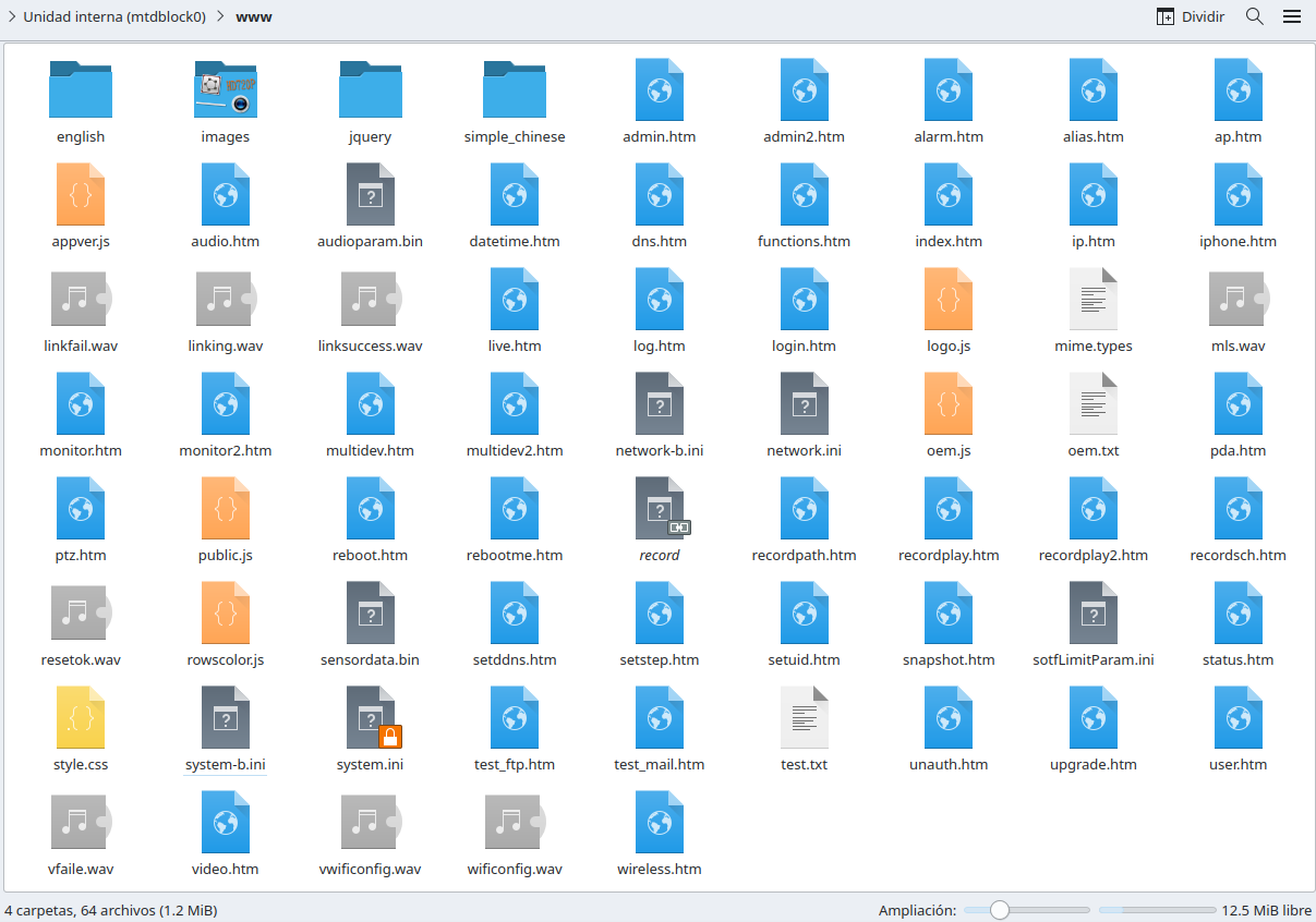 web folder files