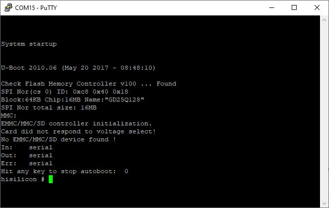 U-Boot enter