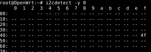 i2cdetect
