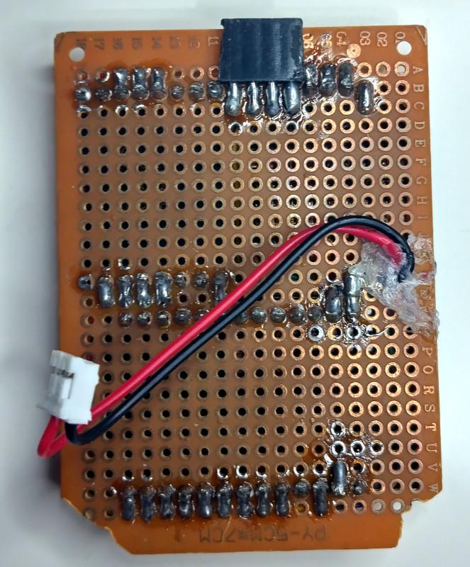 DIY APRS Lora Tracker pcb back